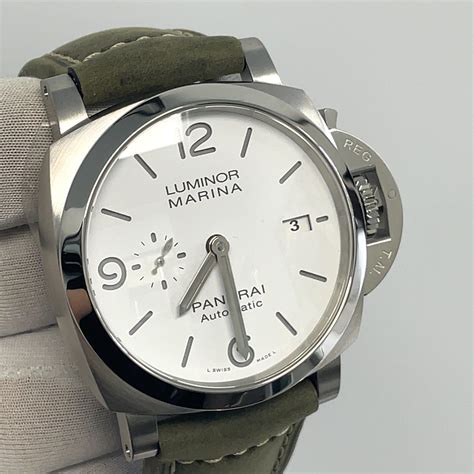 panerai luminor white face|Panerai luminors for sale.